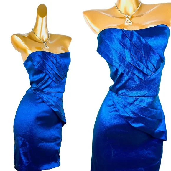Vintage | Dresses | Vintage Y2k 9s Prom Homecoming Strapless Dress |  Poshmark